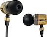 Monster Earphone Turbine Pro Gold Audiophile In Ear Speakers